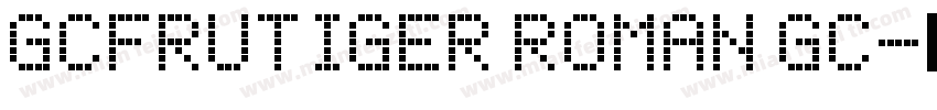 GCFrutiger Roman GC字体转换